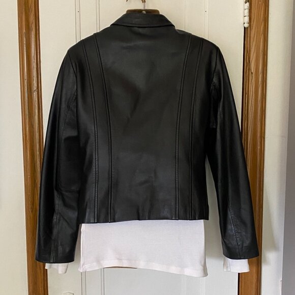 Steilmann Leather Bomber Jacket | Excellent Condition | Women's Outerwear - Picture 3 of 15